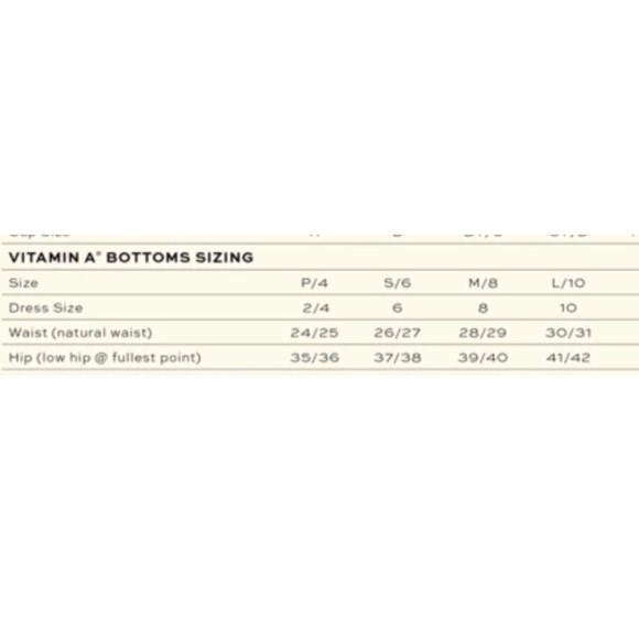 VITAMIN A Bonita Bio Ribbed Bikini Bottom Amber - Picture 6 of 6